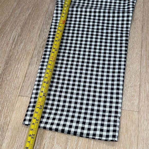 JL Jules & Leopold Gingham Plaid Stretch Pull on Cropped Pants, Women’s Medium - Picture 9 of 11